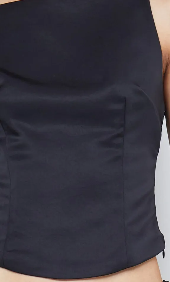 Bec Bridge JONES BOATNECK TOP 8211 BLACK Women Sleeveless