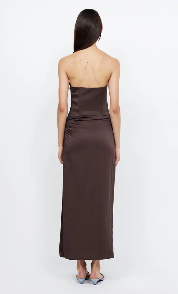 Bec Bridge JONES STRAPLESS MAXI DRESS 8211 COCOA Women Maxi Dresses