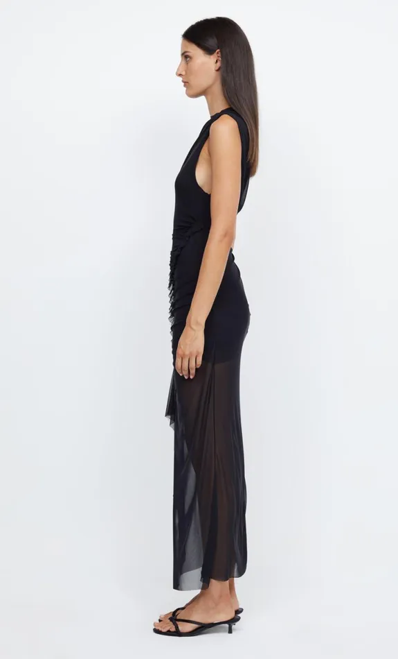 Bec Bridge JULIEN ASYM MAXI DRESS 8211 BLACK Women Wedding Guest