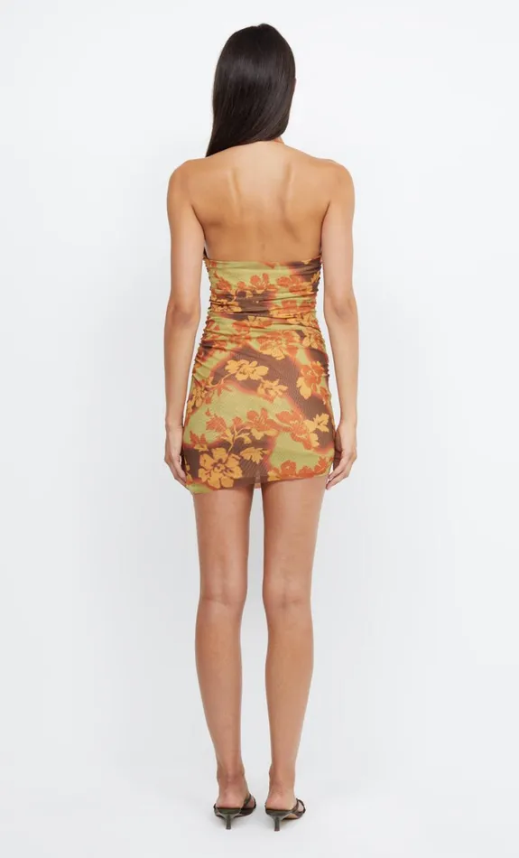 Bec Bridge JULIEN ASYM MINI DRESS 8211 HIBISCUS PATCH Women Mini Dresses
