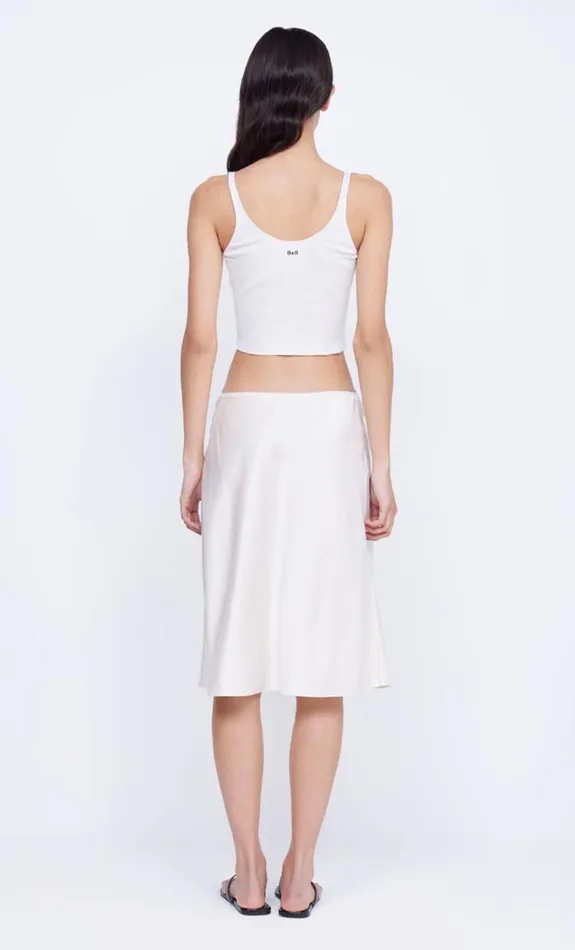 Bec Bridge KAIA BIAS MIDI SKIRT 8211 IVORY Women Skirts