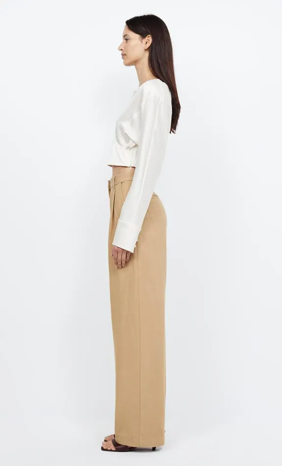 Bec Bridge KAIA WRAP LONG SLEEVE BLOUSE 8211 IVORY Women Long Sleeve