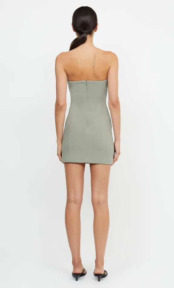 Bec Bridge KARINA STRAPLESS SPLIT MINI DRESS 8211 SAGE Women Mini Dresses