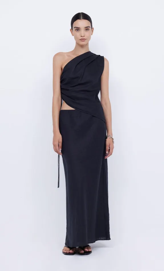 Bec Bridge LARA MAXI SKIRT 8211 BLACK Women Skirts