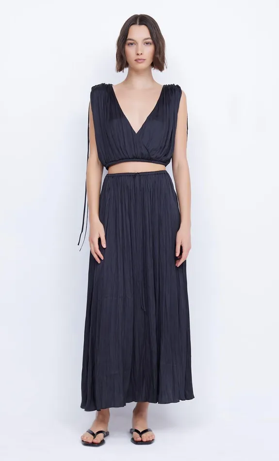 Bec Bridge LOUANN WRAP TOP 8211 BLACK Women Sleeveless