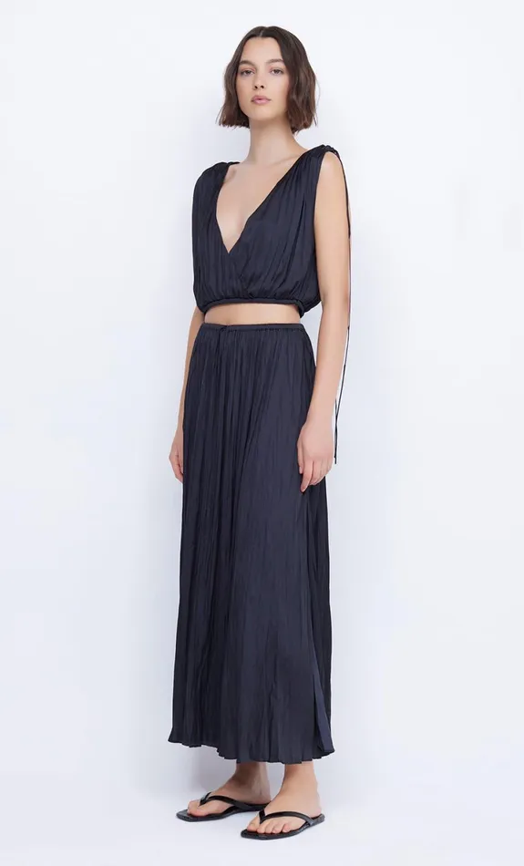 Bec Bridge LOUANN WRAP TOP 8211 BLACK Women Sleeveless
