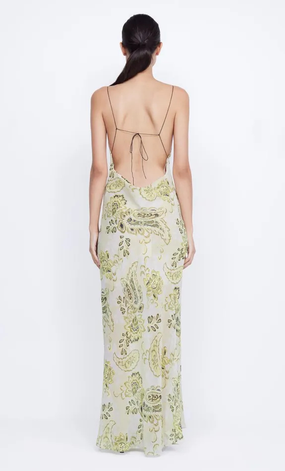 Bec Bridge LYLOU MAXI DRESS 8211 LEMON PAISLEY Women Maxi Dresses