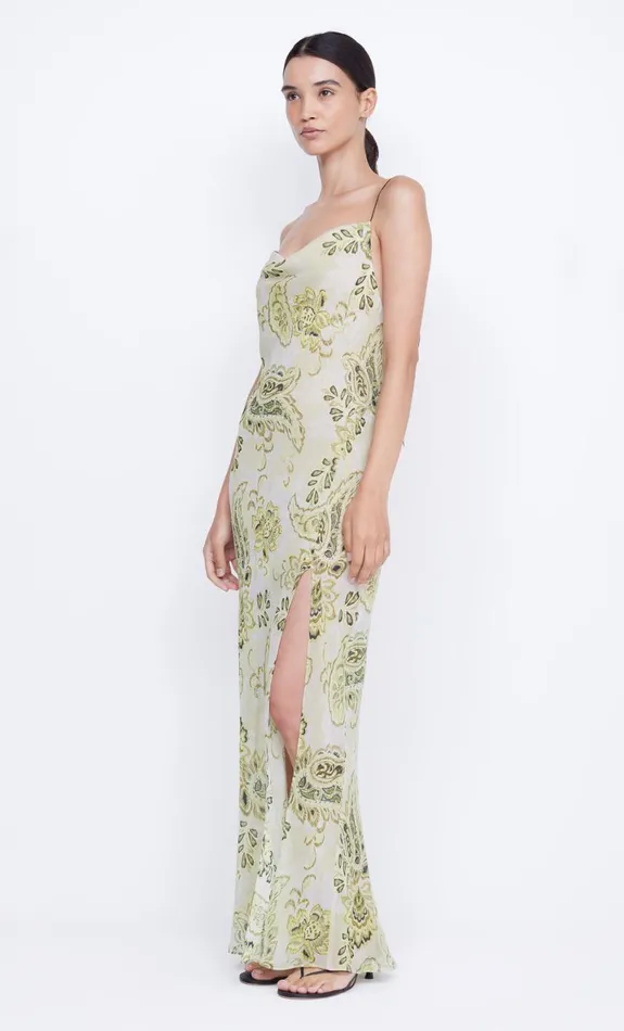Bec Bridge LYLOU MAXI DRESS 8211 LEMON PAISLEY Women Maxi Dresses