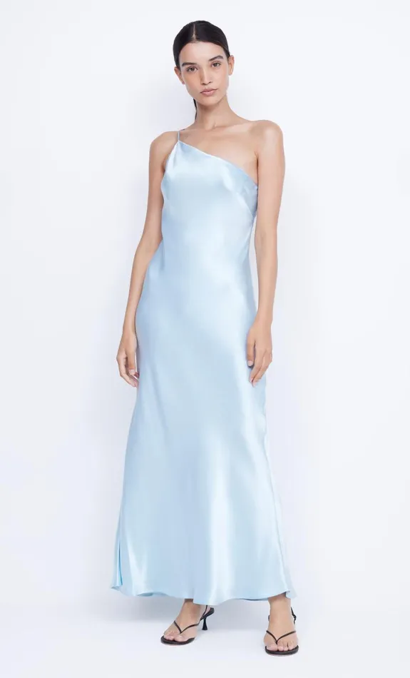 Bec Bridge MARGAUX ASYM DRESS 8211 DOLPHIN BLUE Women Prom Dresses