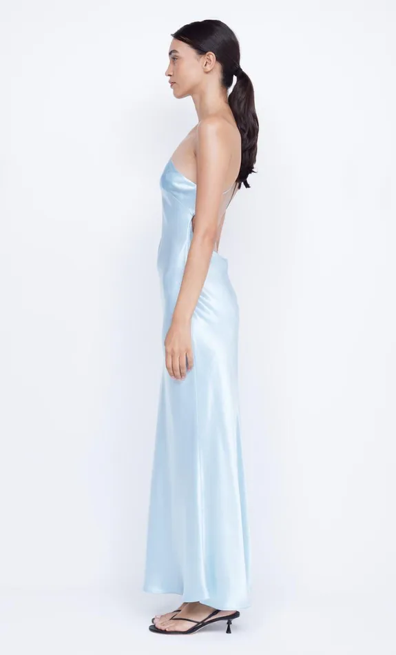 Bec Bridge MARGAUX ASYM DRESS 8211 DOLPHIN BLUE Women Prom Dresses