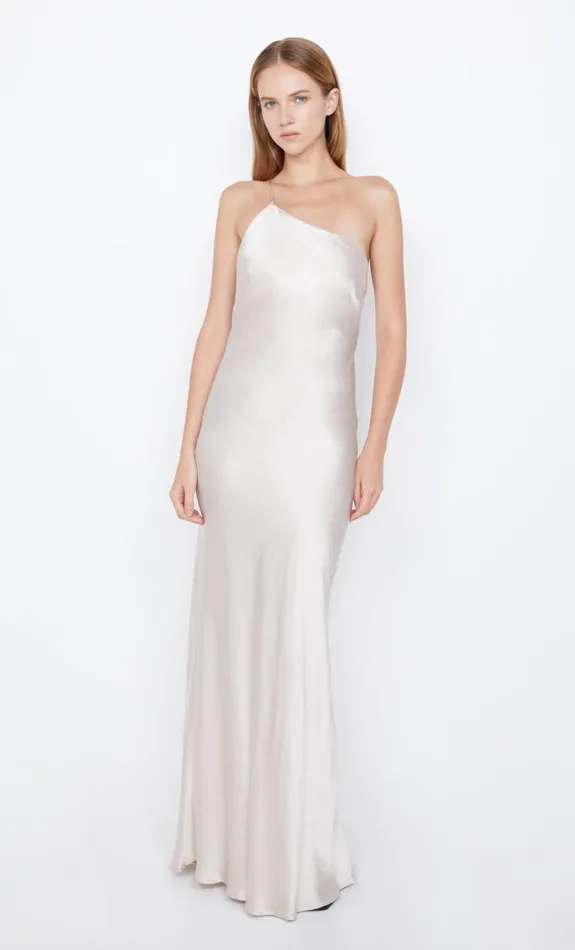 Bec Bridge MARGAUX ASYM DRESS 8211 SAND Women Maxi Dresses