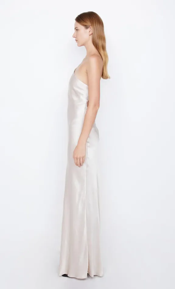 Bec Bridge MARGAUX ASYM DRESS 8211 SAND Women Maxi Dresses