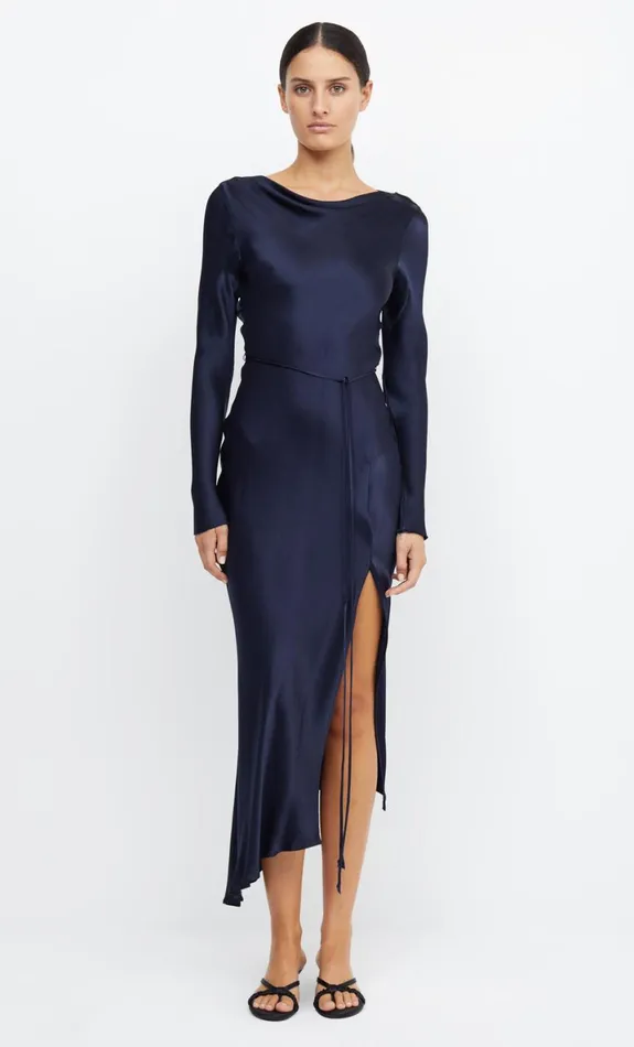 Bec Bridge MOON DANCE LONG SLEEVE MAXI DRESS 8211 INK Women Maxi Dresses