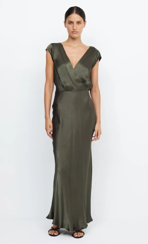 Bec Bridge MOON DANCE MAXI DRESS 8211 DARK WILLOW Women Bridesmaid Dresses