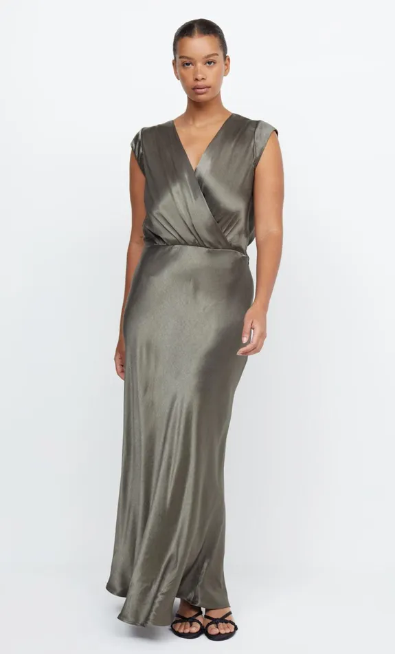 Bec Bridge MOON DANCE MAXI DRESS 8211 DARK WILLOW Women Maxi Dresses