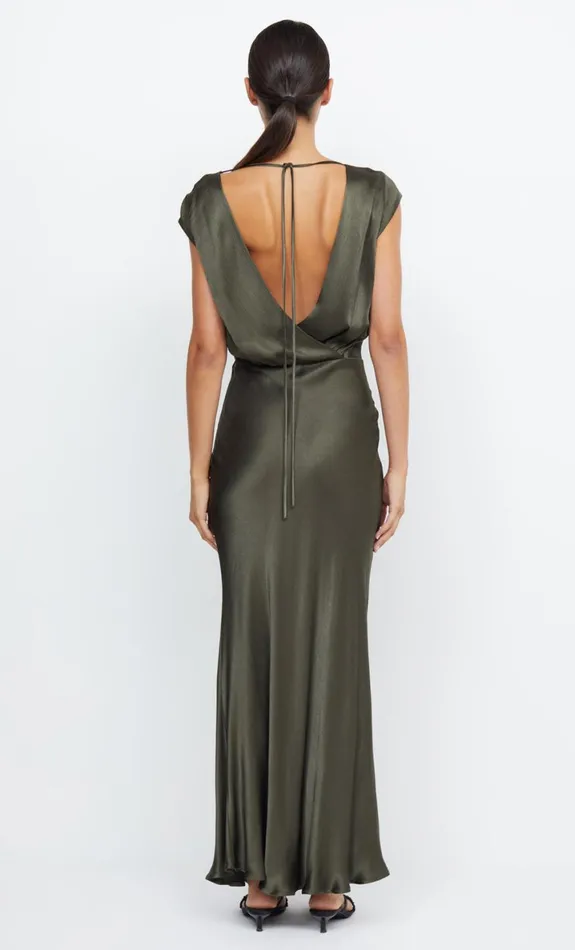 Bec Bridge MOON DANCE MAXI DRESS 8211 DARK WILLOW Women Maxi Dresses