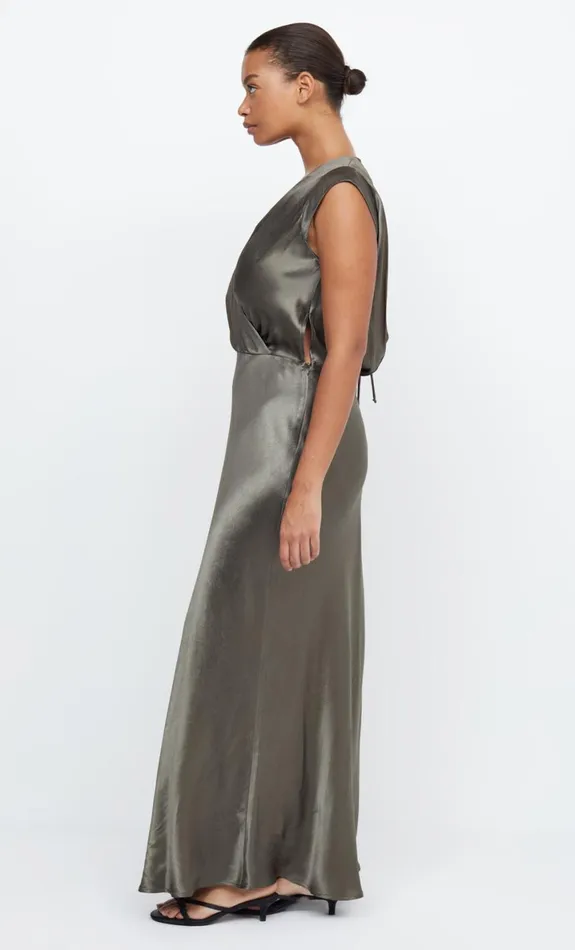Bec Bridge MOON DANCE MAXI DRESS 8211 DARK WILLOW Women Maxi Dresses