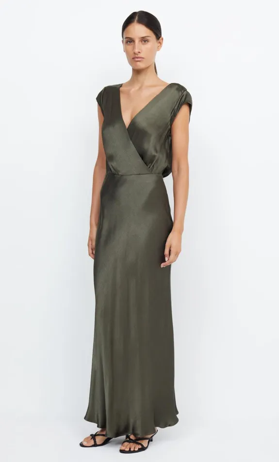 Bec Bridge MOON DANCE MAXI DRESS 8211 DARK WILLOW Women Maxi Dresses