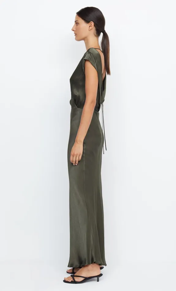 Bec Bridge MOON DANCE MAXI DRESS 8211 DARK WILLOW Women Maxi Dresses