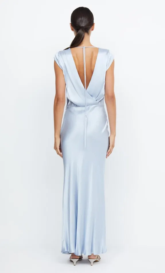 Bec Bridge MOON DANCE MAXI DRESS 8211 DUSTY BLUE Women Maxi Dresses