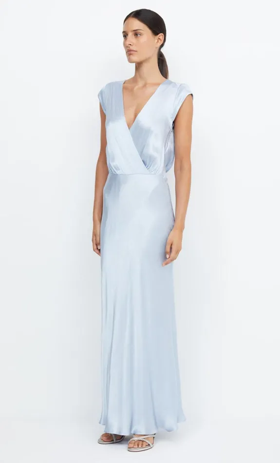 Bec Bridge MOON DANCE MAXI DRESS 8211 DUSTY BLUE Women Maxi Dresses