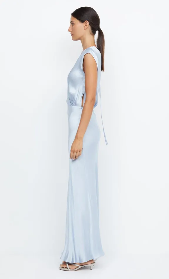 Bec Bridge MOON DANCE MAXI DRESS 8211 DUSTY BLUE Women Maxi Dresses
