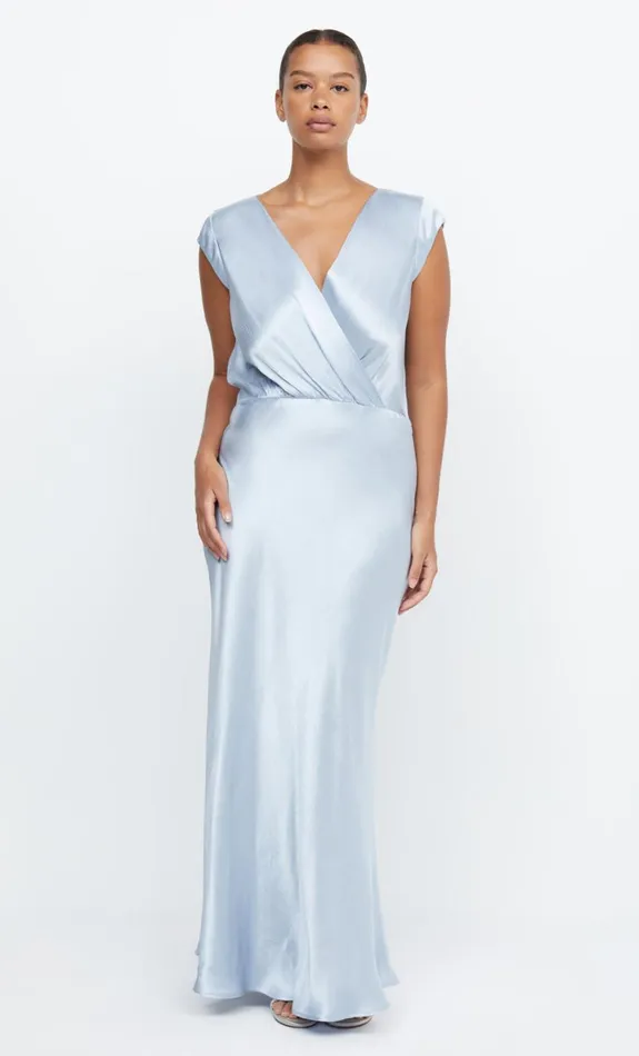 Bec Bridge MOON DANCE MAXI DRESS 8211 DUSTY BLUE Women Maxi Dresses