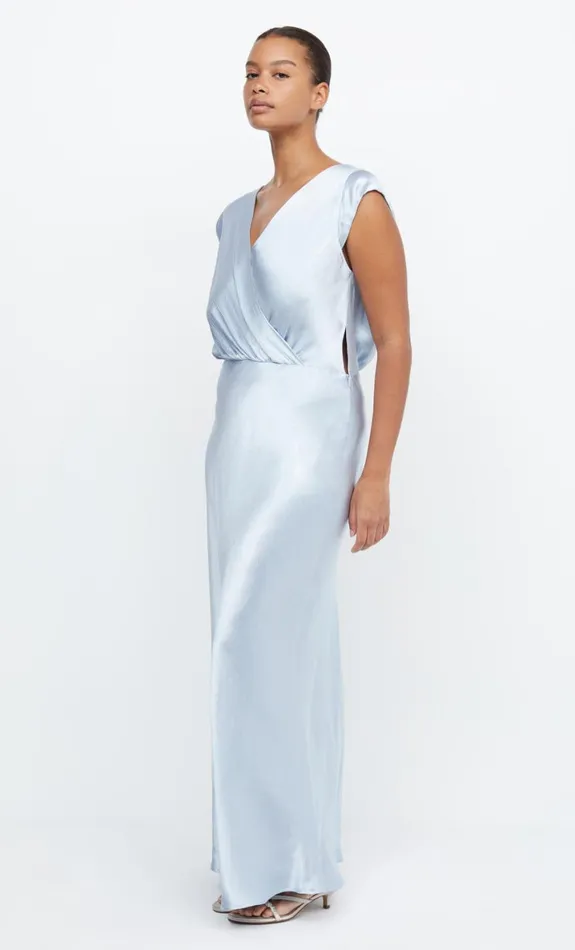 Bec Bridge MOON DANCE MAXI DRESS 8211 DUSTY BLUE Women Maxi Dresses