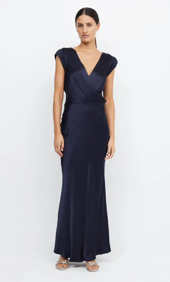 Bec Bridge MOON DANCE MAXI DRESS 8211 INK Women Maxi Dresses