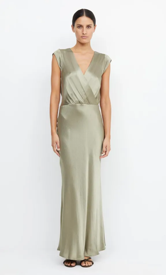 Bec Bridge MOON DANCE MAXI DRESS 8211 SAGE Women Maxi Dresses