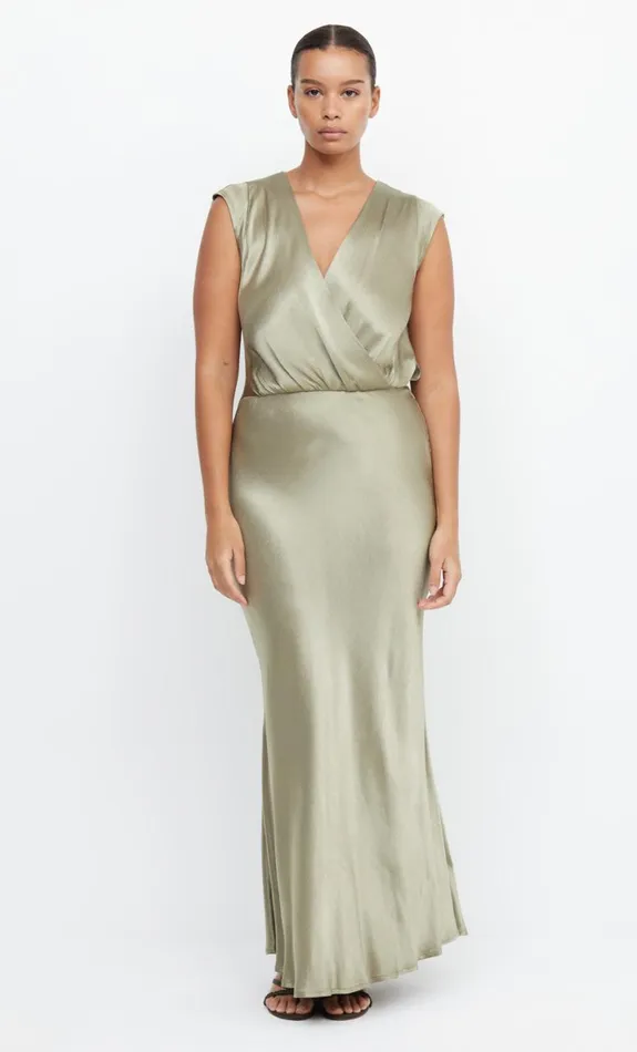 Bec Bridge MOON DANCE MAXI DRESS 8211 SAGE Women Maxi Dresses
