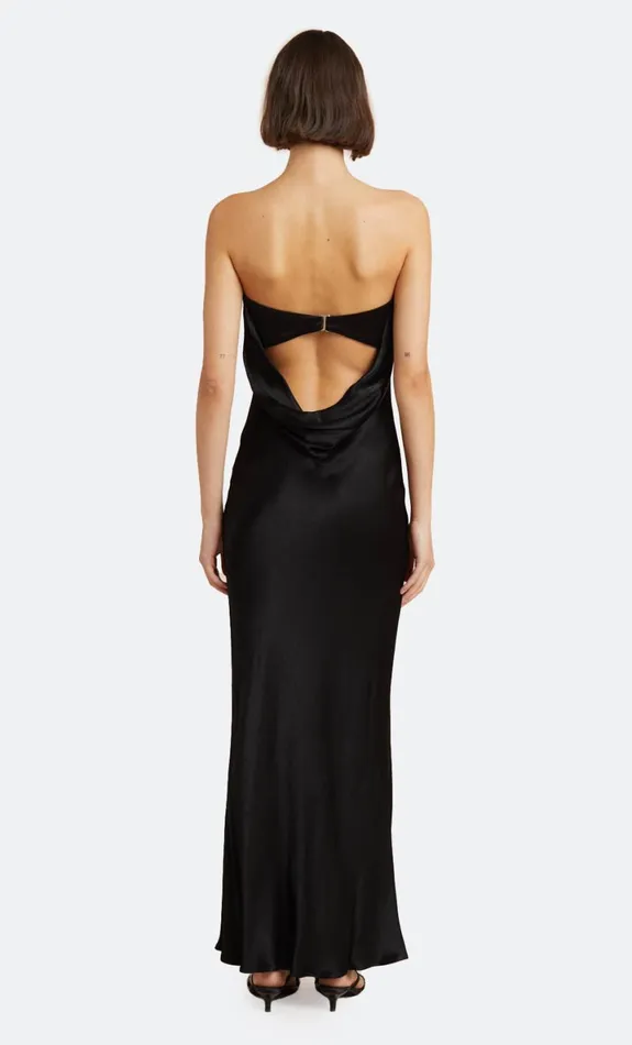 Bec Bridge MOON DANCE STRAPLESS DRESS 8211 BLACK Women Wedding Guest