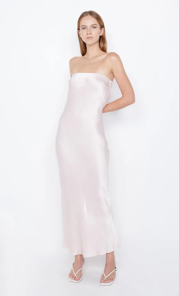 Bec Bridge MOON DANCE STRAPLESS DRESS 8211 BLUSH Women Maxi Dresses