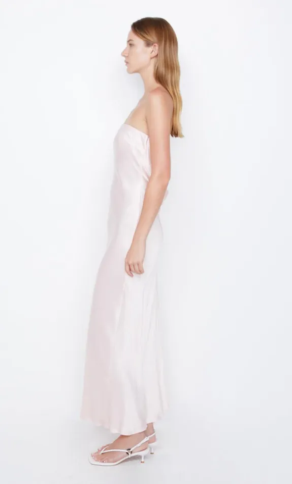 Bec Bridge MOON DANCE STRAPLESS DRESS 8211 BLUSH Women Maxi Dresses