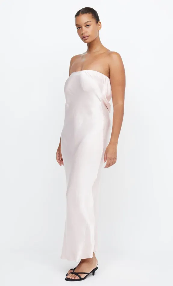 Bec Bridge MOON DANCE STRAPLESS DRESS 8211 BLUSH Women Maxi Dresses