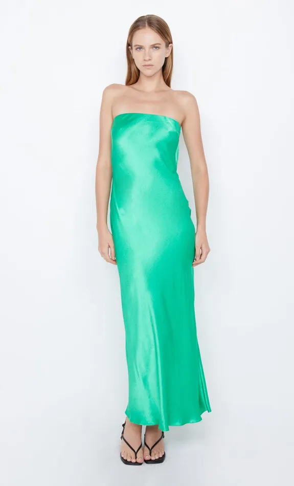 Bec Bridge MOON DANCE STRAPLESS DRESS 8211 EMERALD Women Maxi Dresses