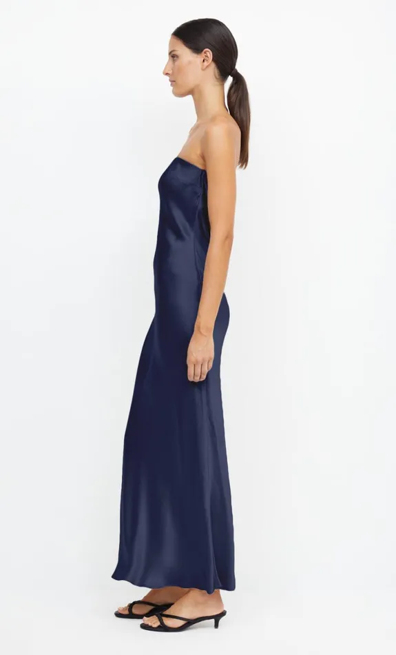 Bec Bridge MOON DANCE STRAPLESS DRESS 8211 INK Women Bridesmaid Dresses