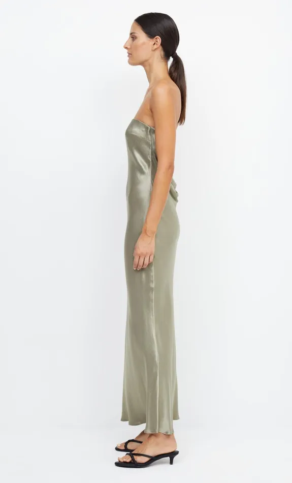 Bec Bridge MOON DANCE STRAPLESS DRESS 8211 SAGE Women Maxi Dresses