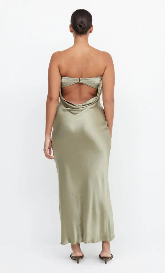 Bec Bridge MOON DANCE STRAPLESS DRESS 8211 SAGE Women Maxi Dresses