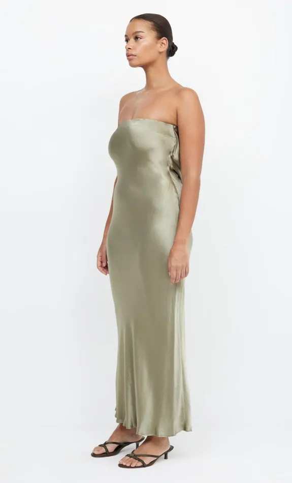 Bec Bridge MOON DANCE STRAPLESS DRESS 8211 SAGE Women Maxi Dresses