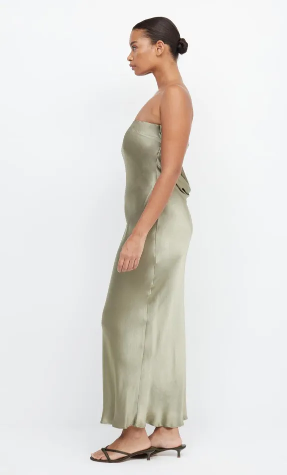 Bec Bridge MOON DANCE STRAPLESS DRESS 8211 SAGE Women Maxi Dresses