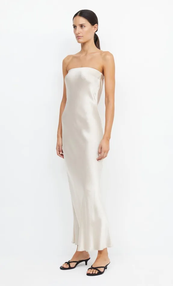 Bec Bridge MOON DANCE STRAPLESS DRESS 8211 SAND Women Maxi Dresses
