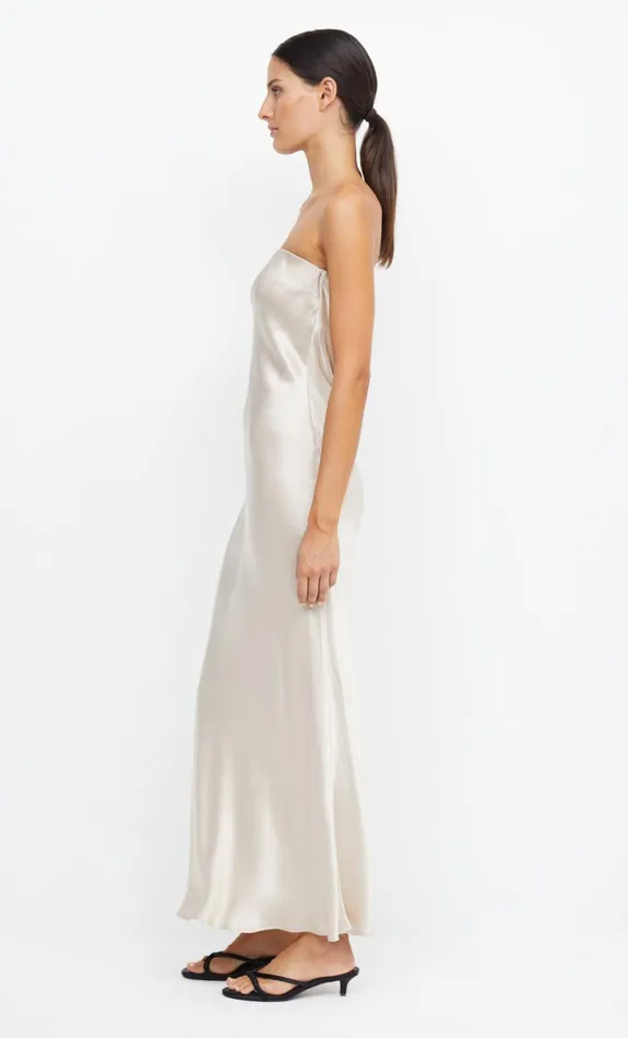Bec Bridge MOON DANCE STRAPLESS DRESS 8211 SAND Women Maxi Dresses