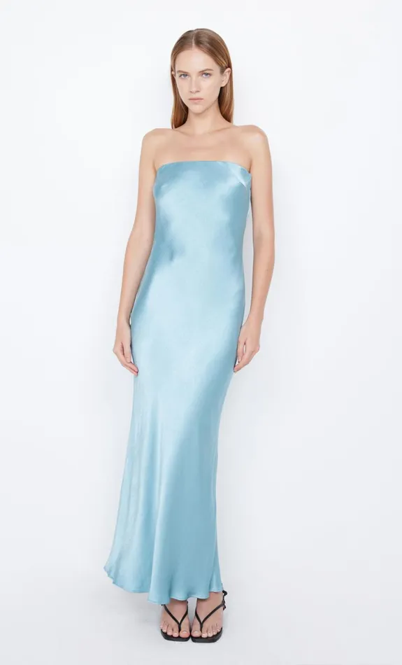 Bec Bridge MOON DANCE STRAPLESS DRESS 8211 SEA SPRAY Women Prom Dresses