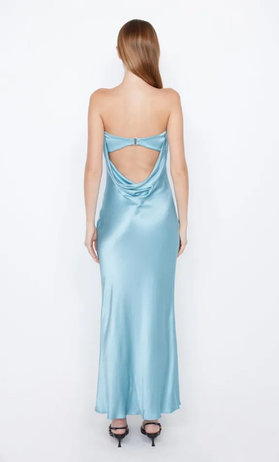 Bec Bridge MOON DANCE STRAPLESS DRESS 8211 SEA SPRAY Women Prom Dresses