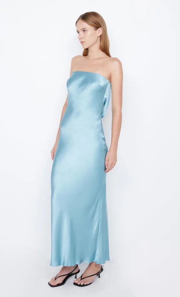 Bec Bridge MOON DANCE STRAPLESS DRESS 8211 SEA SPRAY Women Prom Dresses
