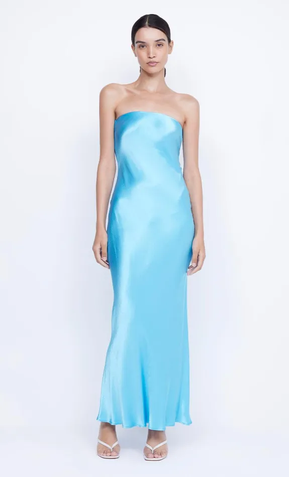Bec Bridge MOON DANCE STRAPLESS DRESS 8211 TOPAZ BLUE Women Prom Dresses