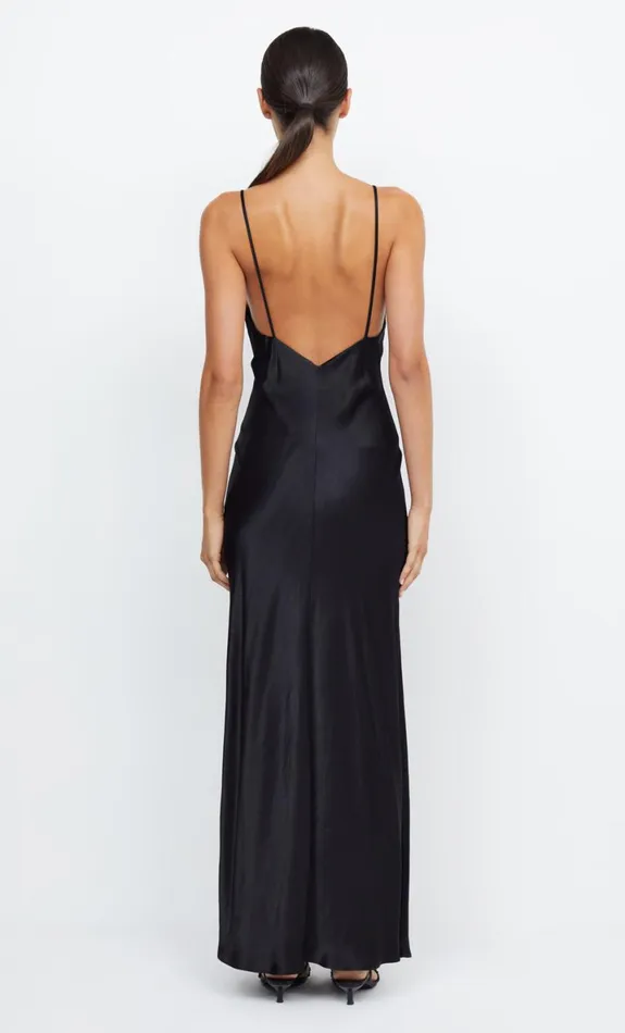Bec Bridge MOON DANCE V MAXI DRESS 8211 BLACK Women Maxi Dresses