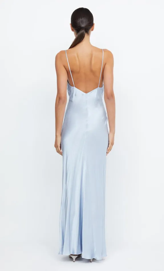 Bec Bridge MOON DANCE V MAXI DRESS 8211 DUSTY BLUE Women Maxi Dresses