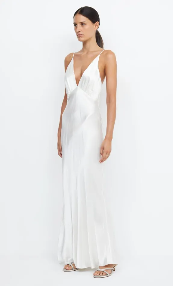 Bec Bridge MOON DANCE V MAXI DRESS 8211 IVORY Women Prom Dresses
